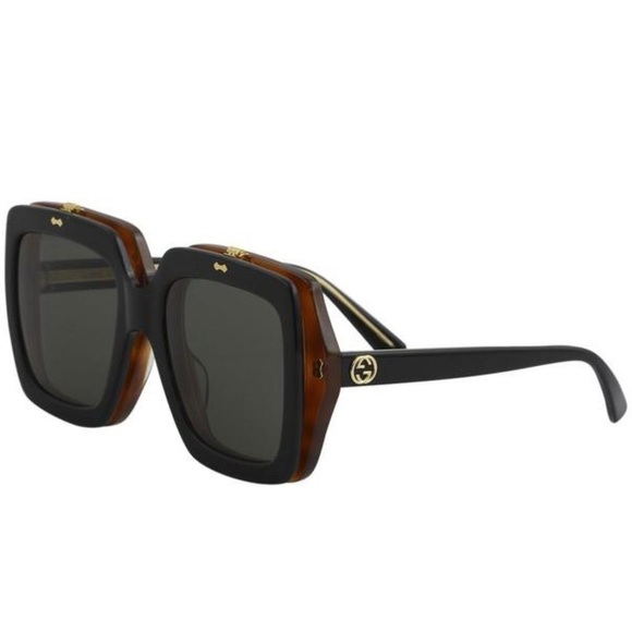 GUCCI Fashion Collection GG0088S GG/0088/S Square Flip Up Retro Sunglasses main image 9